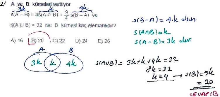 Esen Yayinlari 9 Sinif Matematik Soru Bankasi Kumeler Konusu Test 4 Cozumleri Matematik Kitap Cozumleri Matematik Kalesi