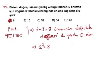Orijinal Yayınları 9.sınıf matematik soru bankası mantık konusu ...