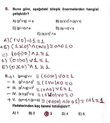 Orijinal Yayınları 9.sınıf matematik soru bankası mantık konusu ...