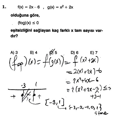 Supara Ayt Matematik Esitsizlik Konusu Test 2 Cozumleri Matematik Kitap Cozumleri Matematik Kalesi