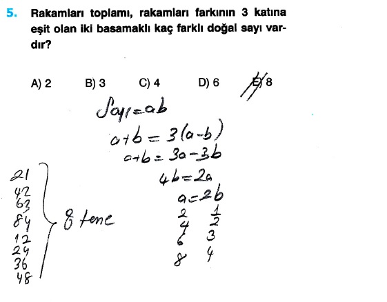 Supara Tyt Sayi Basamaklari Test 1 Matematik Kitap Cozumleri Matematik Kalesi